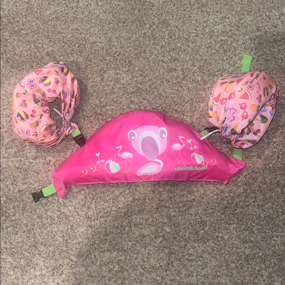 Pink Flamingo Swim Vest for Kids - Picture 1 of 3